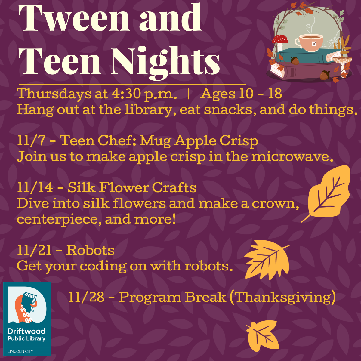 Tween and Teen Night